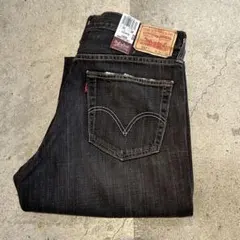 デッドストック Levi's 567 リーバイス デニム パンツ 黒 33x30