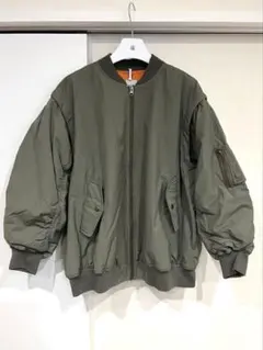 BACK NUMBER MA-1ジャケット カーキ
