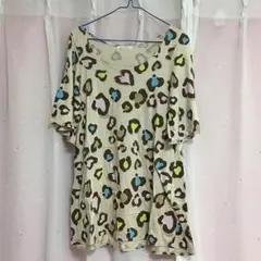 nina mew 定番 ハートヒョウ柄ワンピースのサムネイル