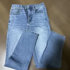 GU ハイウエストシガレットアンクルジーンズ 221-313191