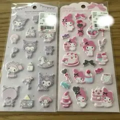 Sanrio マシュマロステッカー 2パック　マイメロクロミ