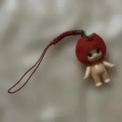 キューピー りんご ストラップ