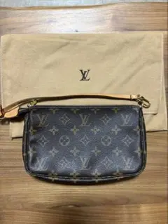 Louis Vuitton モノグラム ポーチ ハンドバッグ保存袋付き