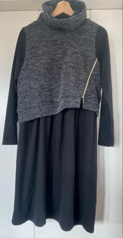 マタニティワンピース　授乳ワンピース