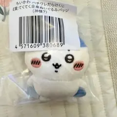 ハチワレだらけくじ　てくてく全身ぬいぐるみバッジ　神様？のサムネイル