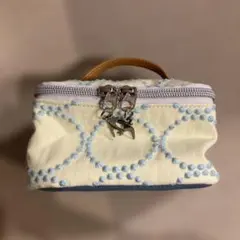 ミナペルホネン/タンバリンイエロー/バニティ化粧ポーチ/ミラー付き