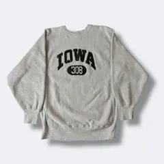 レア USA製 champion リバースウィーブ IOWA 2段カプセル