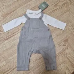 コットン ロンパース オーバーオール