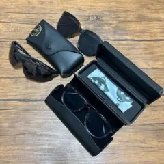 メガネとケース6点よりどりセット　レイバンケースやパリミキメガネ…