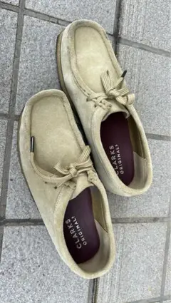 超美品級⭐︎箱付き⭐︎【Clarks】クラークスベージュナタリー スエード モカシン クラークス Clarks Clarks モカシン 26180638 WallabeeGTX