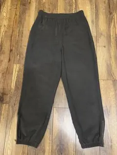 ZARA グレー ウエストゴム　裾ジップ　カジュアルパンツ