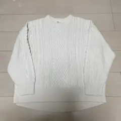 CRAFT STANDARD BOUTIQUE ホワイト長袖ニット