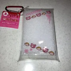 GLOOMY 透明クリアケース カラビナ付き