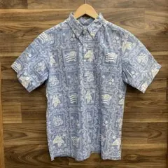 中古 90s REYNSPOONER アロハシャツ 水着タグ ハワイ製