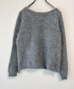 美品　IENA アンゴラファーニット グレー