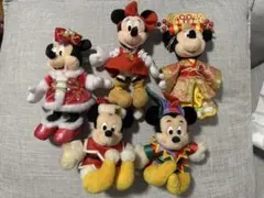 ミッキー・ミニー ぬいぐるみバッジセット