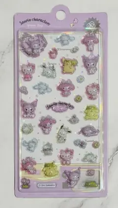 新品　サンリオキャラクターズ　海外正規品　ぷっくりシール　ぷくぷく　立体　3D