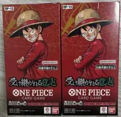 2BOXテープカット ONE PIECE CARD GAME 受け継がれる意志 - メルカリ