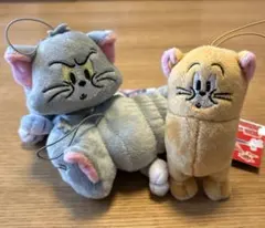 【トムとジェリー】3個セット　ファニーアートマスコット　トムジェリ