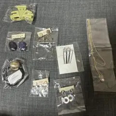 ANEMONE ピアス　ヘアピン　ヘアゴム　ヘアクリップ　ネックレス