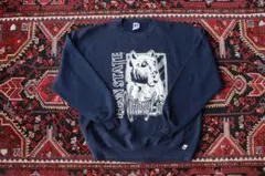 90s Russell athletic スウェット　USA製　紺色