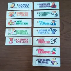 当時物】1993年 Jリーグ オリジナル10 ステッカー コンプリートセット