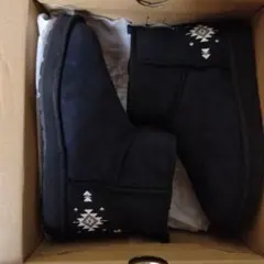 VANS ブラック ムートンブーツ 24cm