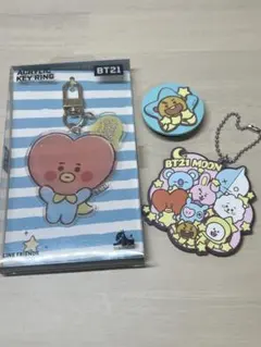 BTS BT21キーホルダー、スマホグリップ