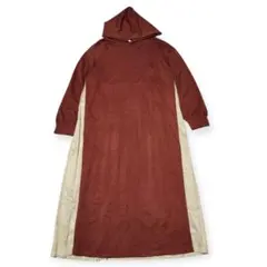 ディスコート ロングワンピース フード付き F