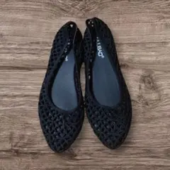 レディースメッシュパンプス フラットシューズ