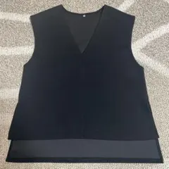 お値下げ☆美品☆ coca (M size)ブラック Vネック ベスト