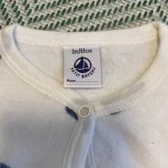 PETIT BATEAU ハート柄ロンパース 3m/60cm