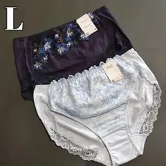 Wing レシアージュ Lサイズ ショーツ ２点セット ワコール 綿混 深ばき①のサムネイル