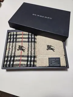 【新品未使用】BURBERRY フェイスタオルセット