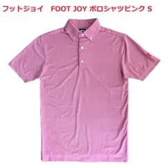 ✨フットジョイ FOOT JOYポロシャツ　ピンク　サイズS✨ 送料無料のサムネイル