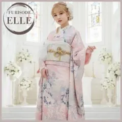 振袖フルセット(9点)・成人式・くすみピンク・金彩加工・刺繍・胴裏正絹のサムネイル