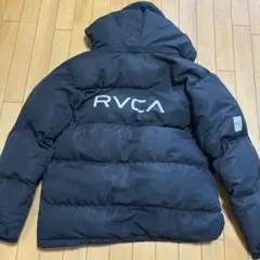 RVCA フード付き ブラック ダウンジャケット