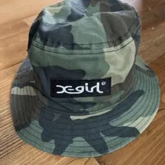 X-girl New Era バケットハット カモフラ柄 S/Mのサムネイル