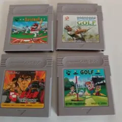 ゲームボーイソフトセット ４本