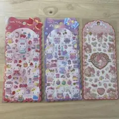 サンリオ ハローキティ マイメロディ シール 3枚セット