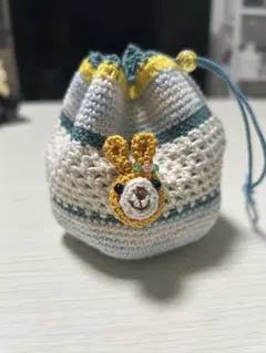 うさちゃん付き巾着