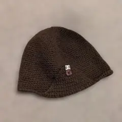 DC ニット帽 ビーニー ブラウン noroll