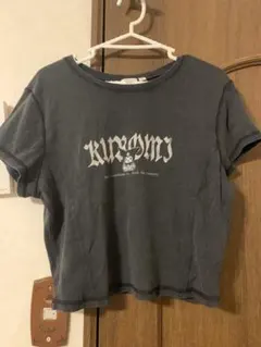 GU Kuromi 半袖 クロップド丈 Tシャツのサムネイル