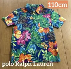 【POLO RALPH LAUREN】アロハシャツ ポロシャツ 4/4T