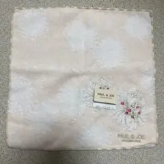 PAUL & JOE 花柄刺繍ハンカチ 新品未使用 ギフト