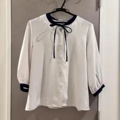 honeys glacier ハニーズ オフィスカジュアル ブラウス ボウタイ