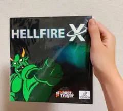 黒　OX ヘルファイアX HellFire X 卓球　粒高　ラバー　イボ Ｔ4