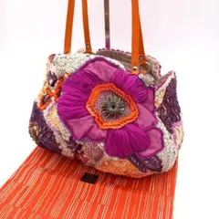 JAMIN PUECH ハンドバッグ トートバッグ 刺繍 花 ビーズのサムネイル