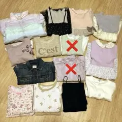 女の子　まとめ売り　120 130 春秋冬 アウター　トップス　ワンピ　セット