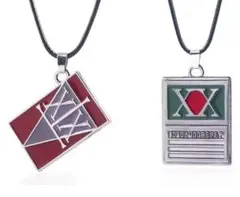 【2種類セット】 ハンターハンター　ネックレス　ライセンスカード